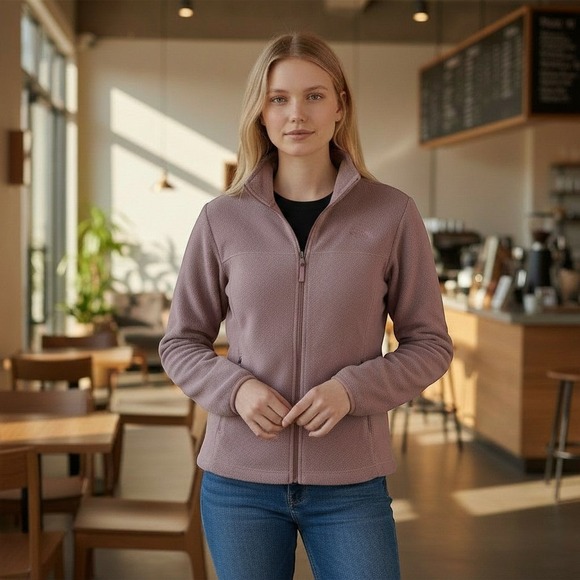 The North Face Jackets & Blazers - Hiking Fall Athleisure Mauvy Brown Medium Full Zip The North Face‎ Jacket